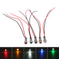 5x Car Boat 12V-24V 6mm LED Indicator Light Dash Dashboard Panel Warning Lamp Encounter. 