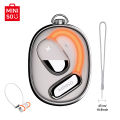 MINISO M99 Open Earphone Bluetooth 5.4 ANC Noise-Cancelling Sport Wireless Headphones IPX5 Waterproof Orange Glowing Earbuds. 