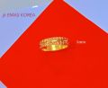 Cincin Rotan EMAS KOREA BANGKOK RING GOLD PLATED FREE COP. 
