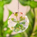 Glass Chandelier 60MM Mandala Suncatcher Clear DIY Crafts Mandala Pendant Flower Faceted Round Prisms Wedding Decorations. 