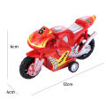 Best Gift Educational Plastic Four-wheel Kids Mini Motorcycle Model Motorbike Model Motorcycle Toy Pull Back Car. 