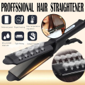 Hair Straight, Portable Ceramic Tourmaline Ion Flat Iron Hair Set, Four Gears Constant Temperature Steam Straight. 