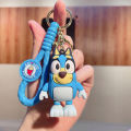 Cartoon Bluey Family Doll Creative Car Chain Keychain Bag Pendant Cute Accessories Small Gift Children'S Backpack Pendant Gift Cherry Super Store. 