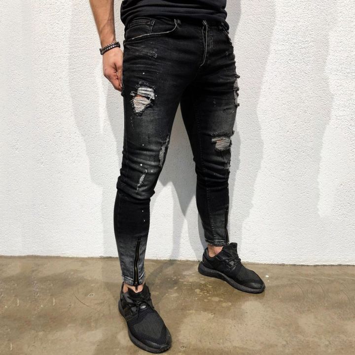 Womail%20Mens%20Skinny%20Stretch%20Denim%20Pants%20Distressed%20Ripped%20Freyed%20Slim%20Fit%20Jeans%20Trousers%20M300116%20-%20Image%205