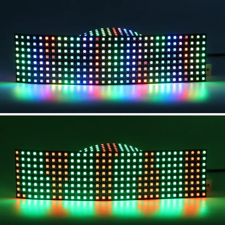 Ws2812b%20Rgb%20Led%20Digital%20Flexible%20Individually%20Addressable%20Panel%20Ws2812%208x8%2016x16%208x32%20Module%20Matrix%20Screen%20Dc5v%20-%20Image%206