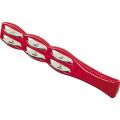 NINO ABS Jingle Stick Tambourine Red Percussion Accessory. 