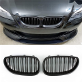 2PCS Kidney Grilles Racing Grille Car Styling Front Car Accessories for BMW 5 Series E60 E61 M5 2003-2010 (Bright). 