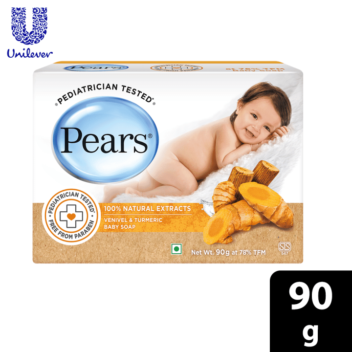 Pears Venivel & Turmeric Baby Soap, 90g