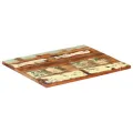 Rectangular Table Top 70x90 cm 25-27 mm Solid Reclaimed Wood. 