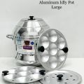 High Quality Aluminium Idli Make Idly Steamer Cooker with 2 Idly Plates (14 idly Cavity) | Gorofy. 