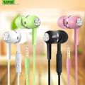 VPB S12 Sport Earphone wholesale Wired Super Bass 3.5mm Crack Colorful Fashion Headset Earbud with Microphone Hands Free for Samsung. 