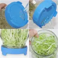 【ZOSR】86mm Plastic Wide Mouth Jar Sprouting Lid Mesh Sprout Cover For Mason Jar Plant Grow Seedlings Crop Germination Bottle Lid Hydroponic. 