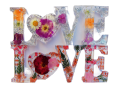 Resin love frames, color can be customize. 