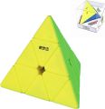 QY Toys MS Series Magnetic Pyramid 3x3 Speed Cube Stickerless Pyraminx M Puzzle Cubes. 