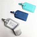 New Style High Quality PU Leather Luggage Tags Suitcase ID Addres Holder Baggage Tag Portable Label Travel Accessories Luggage Tag. 
