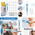 Find Back Ear Wax Removal – Silicone Smart Swab Disposable Ear Wax Cleaner System With 16 Replacement Heads. 