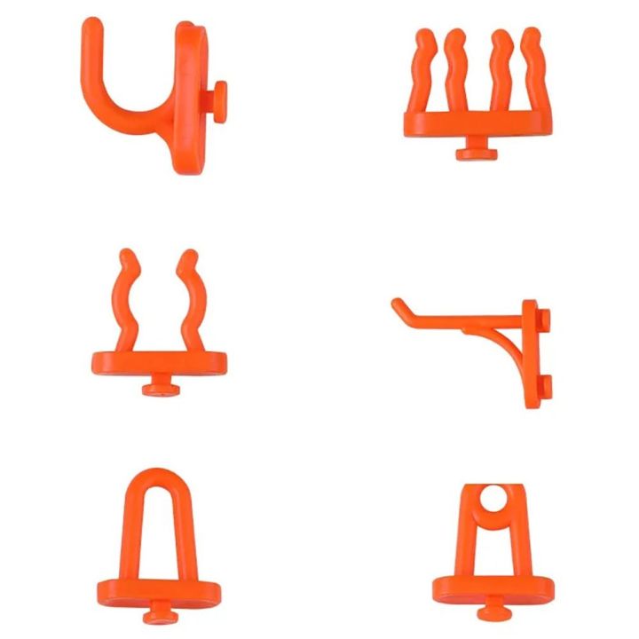 10Pcs%20New%20Hardware%20Fastener%20Hanging%20Board%20Hole%20Hook%20Garage%20Workshop%20Storage%20Rack%20Wall-Mounted%20Pegboard%20Hook%20Plastic%20Box%20Parts%20Plate%20Hook%20-%20Image%205