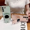 Astronaut Case For VIVO V27 V25 Pro Y35 Y22 S Y04 Electroplated Soft Silicone Shockproof Phone Cover For VIVO V 27 Cute Coque. 