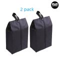 2 or 4 Pack Portable Nylon Waterproof Shoe Storage Bags with Zipper Closure for Men and Women Travel or Family Item Organize. 
