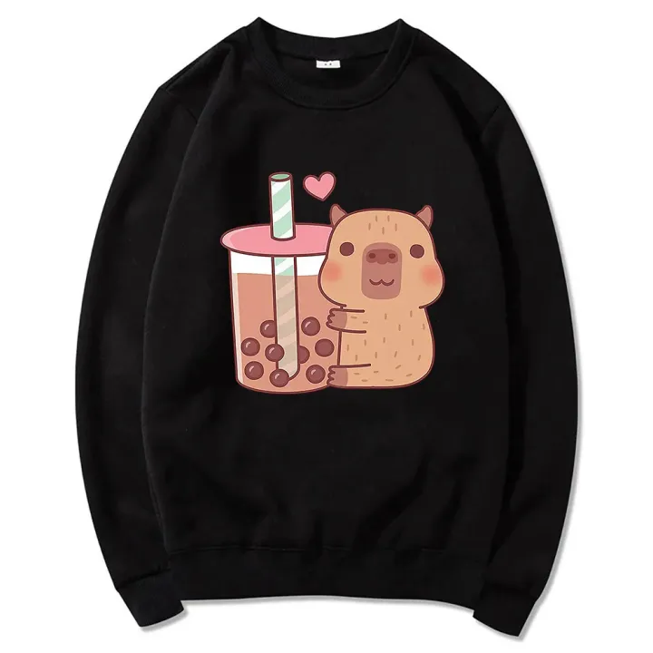 Capybara%20Bubble%20Tea%20Hoodie%20Women%20Aesthetic%20Graphic%20Kawaii%20Hoodies%20Unisex%20Autumn%20Winter%20Funny%20Harajuku%20Pullover%20Sweatshirts%20Hoody%20-%20Image%207