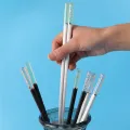 1Pairs Alloy Chopsticks Cherry Blossom Anti-slip Sushi Stick Chopsticks Reusable Dumpling Noodle Chopstick Kitchen Tableware. 