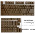 118 Keys PBT OEM Keycaps Gaming Mechanical ISO Layout 61/64/68/71/82/84 Keys Keyboard Transparent Backlit Keycaps. 