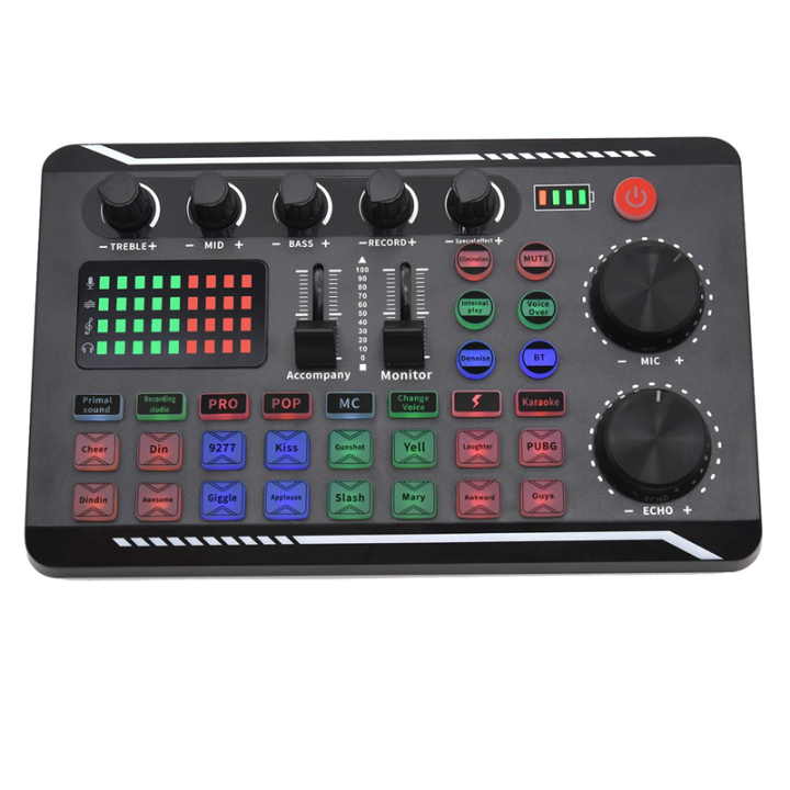 OYPFXMI Sound Card Microphone Sound Mixer Sound Card Audio Mixing ...