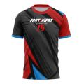 East Vs West 10-15 Devon Larratt Arm Wrestling Jersey Short Sleeve Wrist Enthusiasts Training Fitness Game-day Uniform Clothes. 
