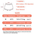Lingerie padded breathable 4 age mix cartoon stretch soft bag 84 / high quality cotton girls panties－12 year old double layer kids. 
