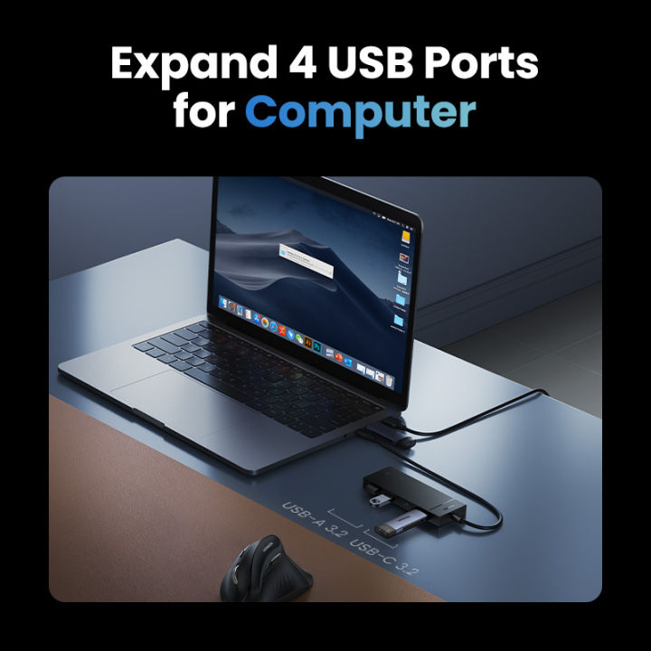 UGREEN%20USB%20C%204-Port%20HUB%2010Gbps%20USB%20Type-C%203.2%20%204*USB%20C%EF%BC%8C2*USBA2*USB%20C%20Port%2010Gbps%20USB%20Splitter%20for%20Macbook%20Air%20M3%20Samsung%20S24%20Ultra%20-%20Image%205