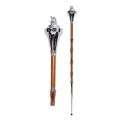 Drum Major Mace/Leader Stick, Chrome Flat Head Lion & Crown Top -GPC-1096F(Pakistan Made). 