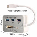 USB 3.0/3.1 Hub With Card Reader. 