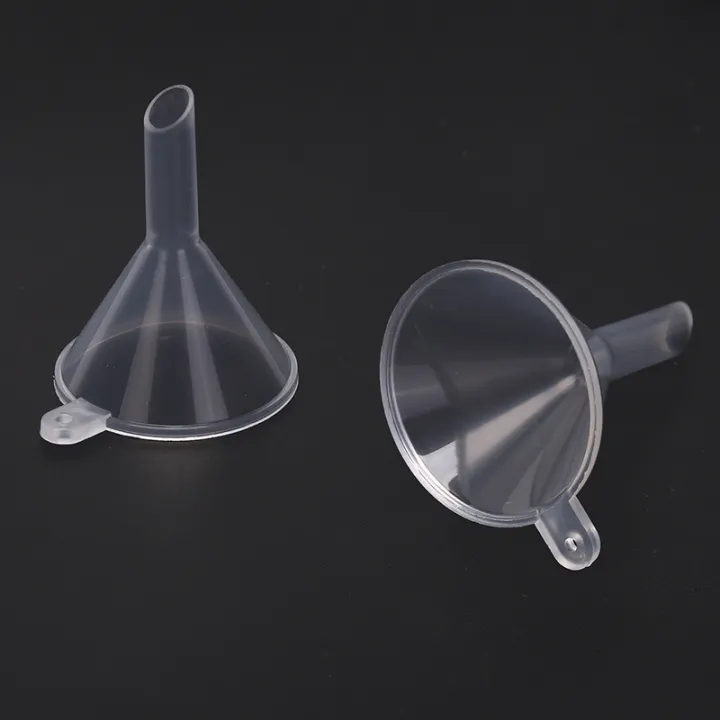 5pcs New Small Plastic For Perfume Diffuser Bottle Mini Liquid Oil Funnels Lab　XINYAN