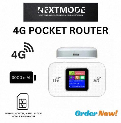 4G LTE Wi-Fi Pocket Router | Daraz.lk