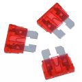 100X Motorcycle Car ATC ATO Blade Fuse Fuse Fuse Red 10A. 