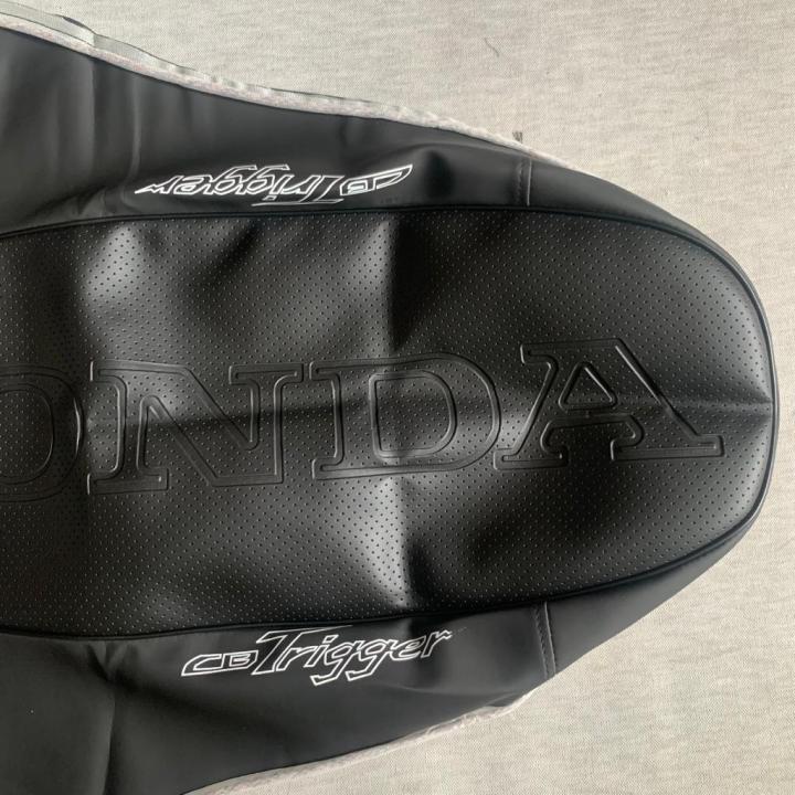 Seat Cover for Honda CB Trigger Black Colour Cover