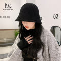LouisWill Fisherman Hat Bucket Hat Japanese Style Sun Cap Chiffon Thin Style Bucket Hats Fashion Basin Hat Striped Pleated Cap Ascetic Women Hat All-Match Hat. 
