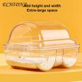 Increased Activity Hamster Sand Bath Transparent Hamster Bathroom Box Anti-splash Sand Bath for Guinea Pig Cage Cute Car Shape Hamster Toilet Ideal Hamster Accessories Pet Hamsters Bathroom. 