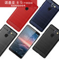 lthmy for Nokia 8 Sirocco Case Carbon Fiber TPU Soft Silicone Back Cover Armor Phone Case Casing. 