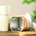 Portable Tea Can Kitchen Storage Sealed Mini Container Stainless Steel Metal Jar for Travel Use Home Kitchen Office Tea Storage. 