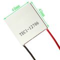 TEC1-12706 Peltier Element Peltier Cooler Peltier Module Thermoelectric Cooler 12V 72W 6A 40*40MM TEC1-12706. 