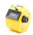 【InnovateWorld】Clicker 4 Digit Number Counters Plastic Hand Finger Display Manual Counting Tally Clicker Timer Soccer Golf Counter. 