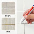 Tile Grout Pen Waterproof Marker Wall Seam Color Pen for Tiles Floor Bathroom Decontamination Seam Repair Cleaner Agents Paint. 