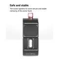 Universal Power Bank Holder Adjustable Power Bank Clamp Mount for 14/15 DSLR for Camera Video ,. 
