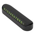 1 Pc Car Creative Temporary Parking Visible at Night Reversible Mobile Number Holder. 