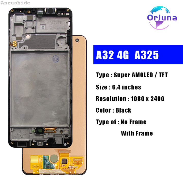Anrushide%20100%25%20Tested%20AMOLED%20For%20Samsung%20A32%204G%20LCD%20SM-A325F%20SM-A325M%20%E3%80%902025%20Version%E3%80%91%20Display%20Touch%20Screen%20Replacement%20For%20Samsung%20A32%204G%20Display%20-%20Image%202