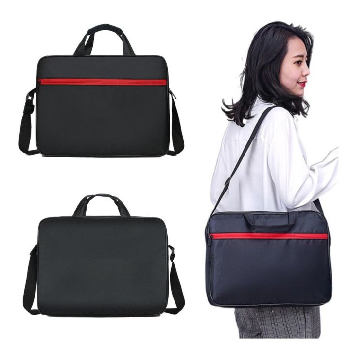 Large Capacity Crossbody Briefcases Portable Handbag File Folder Bag Laptop Handbag Multi-layer Thicken Business Briefcases Men