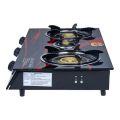 3 Burner Gas Cooker with Glass Top and Company Warranty. 