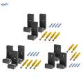 3 Pieces Console Host Wall Mount Bracket Controller Holder for Desk Shelf for. 