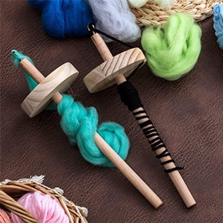 Spindle%20Yarn%20Tool%20Wooden%20Hardwood%20Spinner%20Wheel%20Yarn%20Spin%20Spindle%20for%20Beginners%20&%20Advanced,%20Perfect%20for%20Yarn%20Making%20and%20Sewing%20-%20Image%203